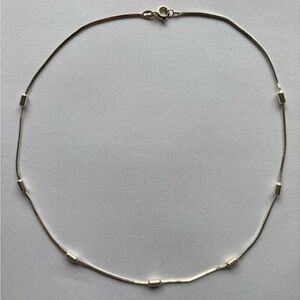 •CURVY BOOTY• bronze + silver necklace (16